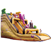 cheap inflatable Jungle Animals slides